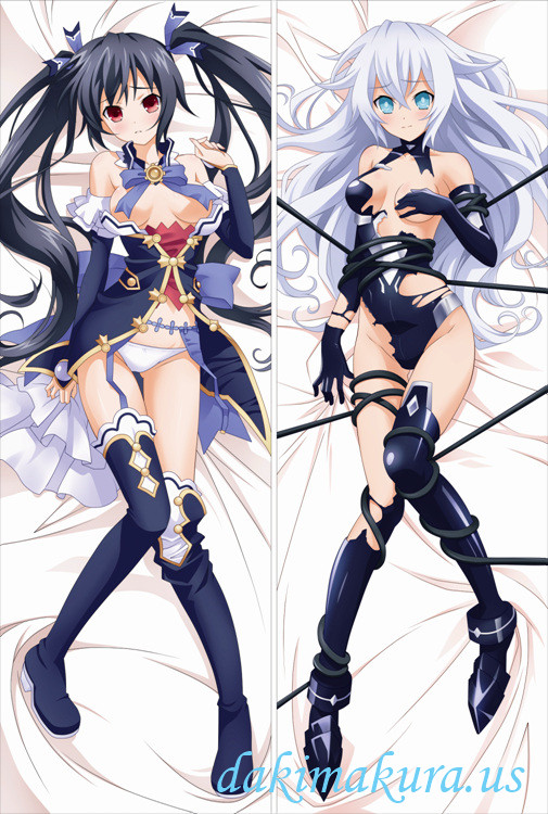 Hyperdimension Neptunia - Black Heart + Noire Hugging body anime cuddle pillowcovers